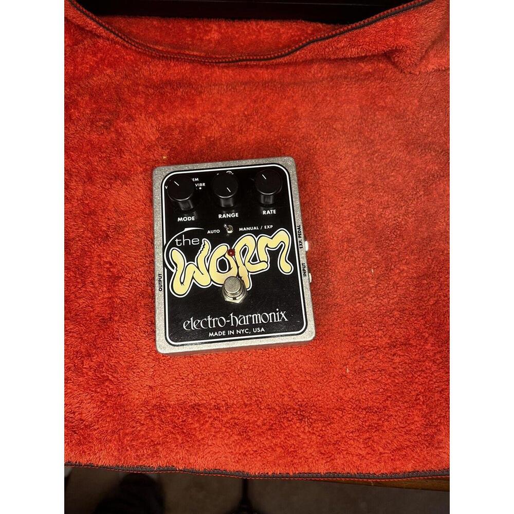 Used Electro-Harmonix The Worm Analog Wah Phaser Vibrato Tremolo Guitar Pedal